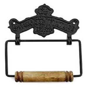 Antique European Style Cast Iron <b>Toilet</b> <b>Paper</b> Holder Vintage Wall Mounted Bathroom Hardware Item Custom <b>Paper</b> Holders - Product Image 3