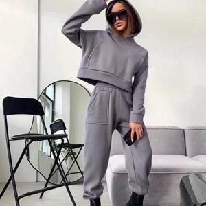 Todo el precio de venta, sudadera con cremallera desgastada, chándales para mujer, conjuntos de joggers, conjunto de pantalones de chándal de dos piezas para mujer, conjunto de chándal para mujer - Product Image 1