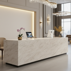 OEM hiện đại 3D toàn thân in đá cẩm thạch nhìn Vàng gân nhân tạo lớn phiến thạch anh Countertop trong nhà bếp đảo bảng <span class=keywords><strong>Top</strong></span> - Product Image 3