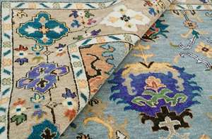 พรมขนสัตว์ทอมือสไตล์ออชัคสีชมพูมอสแบบโมเดิร์น ขนาดสั่งทำได้ ทนทาน ซักได้ ไม่ลื่น ดีไซน์คลาสสิก สำหรับปูพื้นบ้าน - Product Image 2