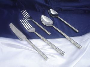 Vantage Moderne Antique Couverts/Couverts En Acier Inoxydable. Ensemble d'argenterie, lavable au lave-vaisselle, ensemble à usages multiples pour table à dîner - Product Image 6