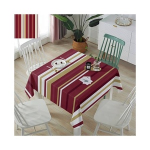 Mantel de algodón orgánico 100% de grado superior más vendido, tela suave cómoda, patrón a prueba de aceite, diseño rectangular, más barato - Product Image 3