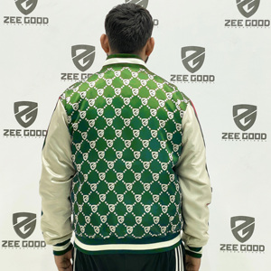 <b>Top</b> Trending Vintage <b>Leather</b> Sleeve Letterman Jacket for Men Custom Wool Embroidery Logo <b>High</b> Street Winter Jacket - Product Image 2