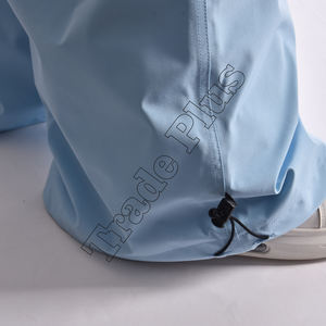 Pantalones de Nieve Impermeables Azul Claro de Moda con Cintura Ajustable con Cordón, Dobladillos Ajustables, Aislamiento Térmico para Invierno y Logotipo Personalizado - Product Image 6