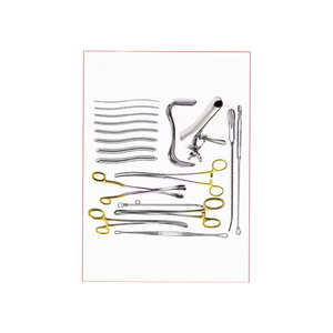 Juego de Instrumentos de Dilatación y Curetaje al por Mayor, Juego de Instrumentos de Ginecología de 18 Piezas, Juego de Ginecología DNC de Zuol - Product Image 2