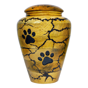 Handcrafted Wooden Cremation <b>Urns</b> Customized cat paw engraving Cremation <b>Urns</b> <b>Large</b> (220 cu in) & Keepsake (3 cu in) - Product Image 4