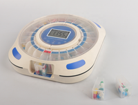 Distributeur de pilules intelligent avec application WiFi, matériau ABS, modèle P96, 21 compartiments, 9 anneaux de dosage, alarme, écran LCD, alertes sonores et lumineuses