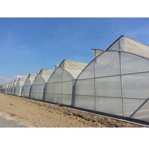 Теплица из оцинкованной стали с многопролетным поликарбонатным покрытием для сельского хозяйства, туннельная теплица для выращивания цветов и растений - Product Image 2
