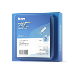 Panneau solaire monocristallin PERC demi-cellule Tensun New Energy 720W de type N avec certificat TUV - Product Image 2