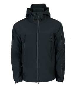Men's Lightweight Breathable Softshell Outdoor Jacket Custom Logo <b>Windbreak</b> Zipper Formal Direct Factory Winter - Product Image 4