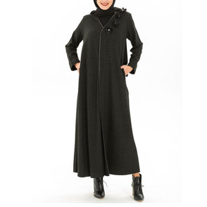 2022 meilleure qualité Logo personnalisé robe abaya longue vêtements musulmans traditionnels pour les femmes - Product Image 5