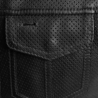 Mens SOA Club Motorcycle Rider Vest Quilted Pattern YKK Original Zippers Best for Patches Top Quality Cow Hide Thick Leather