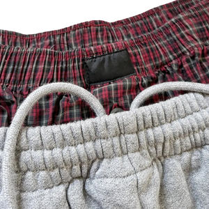 Pantalons de survêtement décontractés à double taille, personnalisés OEM, de haute qualité, 100% coton molletonné, respirant, écologique, couleurs et logos personnalisés, unisexe - Product Image 2