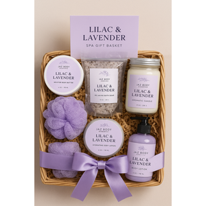 Set de Regalo de Spa con Lila y Lavanda para Uso Personal - Product Image 1