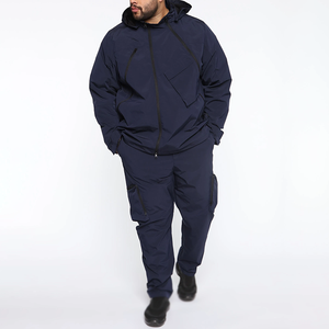 Chándal con estampado de invierno para hombre, Sudadera con capucha informal para correr, conjunto de pantalones superiores, chándal deportivo con bolsillos laterales - Product Image 1