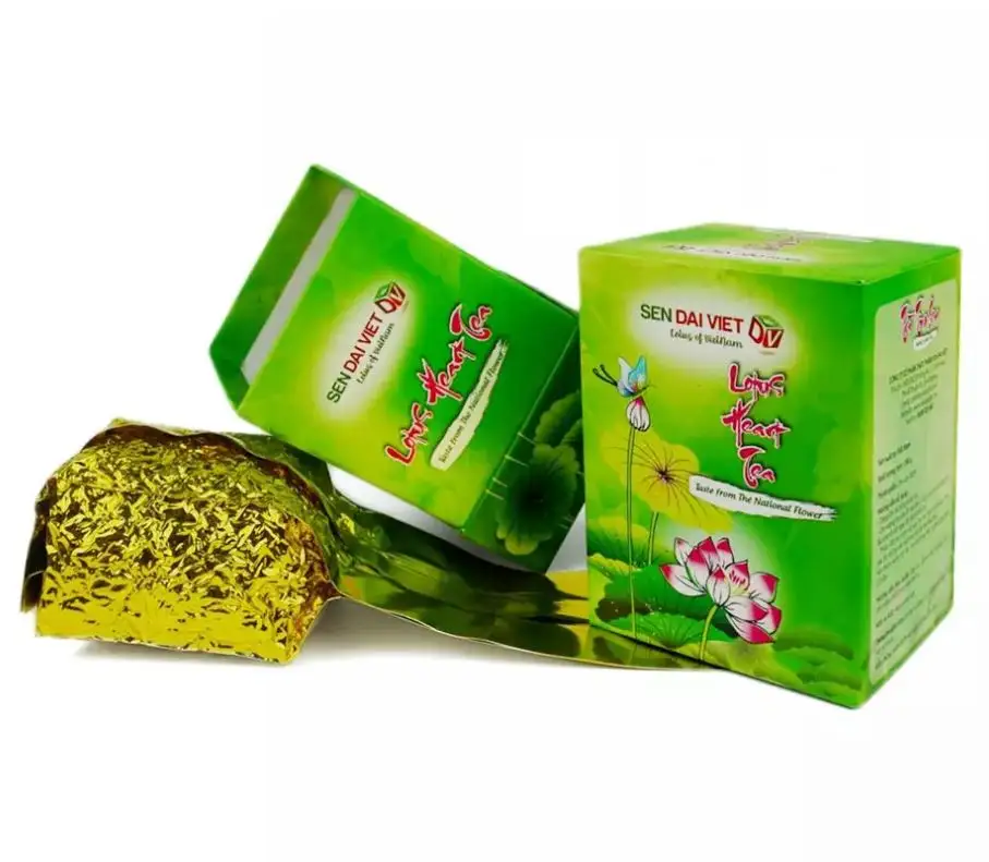 Lotus Heart Tea or Lotus Plumule Tea Low MOQ Package OEM Custom herbal tea Vietnam Manufacturer