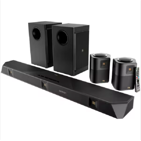 Quality On New DRAGON 11.4.6-Channel Dolby Atmos Home Surround Sound System with Dual-Opposing 8" Subwoofers