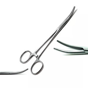 Pince à moustiques manuelle incurvée en acier inoxydable de qualité supérieure 2025, couleur personnalisée, pour usage en chirurgie générale, vente en gros OEM - Product Image 1
