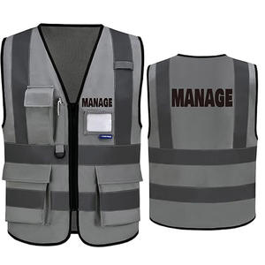 Gilet de sécurité fabriqué dans les meilleurs matériaux à bas prix Service OEM personnalisé Gilet de sécurité de style dernier cri - Product Image 4