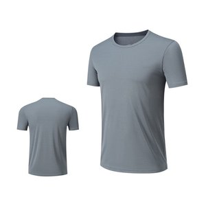 T-shirt de sport à séchage rapide pour hommes, couche de base athlétique à haute élasticité et respirante pour la course à la gym en plein air - Product Image 1