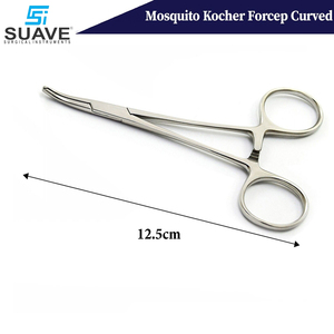 Poignée de verrouillage Forme incurvée Instruments chirurgicaux 23cm Taille Rachet Système de verrouillage Pince chirurgicale par SUAVE INSTRUMENTS SURGICAUX - Product Image 4