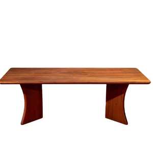 Mesa de comedor de madera de nogal de primera calidad, mesa rectangular con acabado de PU para 10 personas - Product Image 1