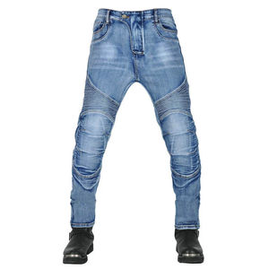 Pantalones Vaqueros de Motociclista D-Ride en Mezclilla Azul con Forro y Extraíbles, Talla Grande OEM para Motociclistas de Turismo con Protecciones - Product Image 5