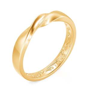 แหวนแต่งงานลายเถาวัลย์สลักลายสำหรับผู้ชายจาก Jeulia - แหวนฝังทองคำขาว 18K ชุบทองคำชมพู - Product Image 2
