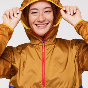 Casual Wear Trending Custom Breathable Eco-Friendly Windbreaker Jacket with Half Zipper Hood for <b>Women</b> Outdoor Use <b>women</b> jacket - Product Image 4