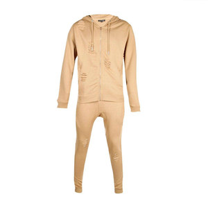 Wholesale 2024 Men's Distressed Tracksuit Custom Logo Sublimation Printed Acid Wash Sets <b>Dye</b> Techniques Easy Wear for Winter - Product Image 3