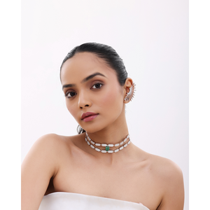 <b>Gold</b> Plated off Duty <b>Choker</b> <b>Necklace</b> Gift Ready Chain Jewelry - Product Image 4