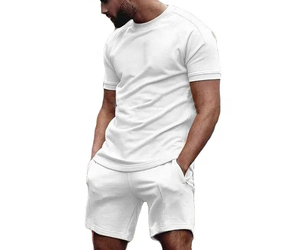 Nouveau dernière mode Top qualité été Shorts Offre Spéciale 2025 sur mesure hommes T-Shirt Shorts ensemble confortable T-Shirt court ensemble hommes - Product Image 6