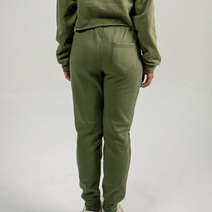 ชุดวอร์มเสื้อครอปสำหรับผู้ชายชุดวอร์มคอตตอนผ้าฟลีซออกแบบได้ตามต้องการสำหรับผู้หญิงจ็อกเกอร์ - Product Image 5