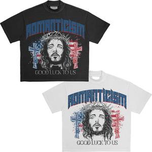 เสื้อยืดคอกลมคลาสสิกสำหรับผู้ชาย ผ้าฝ้าย 100% ผ้าเนื้อเรียบ ไม่ยับ ระบายอากาศได้ดี พิมพ์ลายดิจิตอลคุณภาพสูง สีพื้น ใช้ได้ทั้งฤดูร้อนและฤดูใบไม้ร่วง - Product Image 5