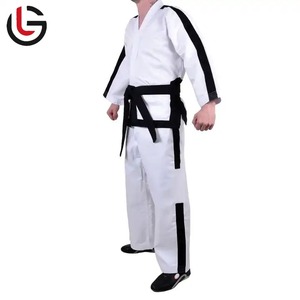 Uniforme de Taekwondo duradero ligero elástico transpirable hecho en fábrica para ropa de entrenamiento al por mayor logotipo personalizado impreso para hombres - Product Image 2
