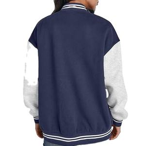 2025 fábrica Otoño Invierno chaqueta de mujer abrigo señoras personalizado de talla grande Varsity chaqueta Crop Varsity chaqueta para mujer de alta calidad - Product Image 2