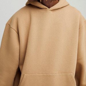 ชุดสเวตเตอร์ว่างเปล่ามีฮู้ดแบบมีซิปสำหรับผู้ชายเครื่องแต่งกายแนวสตรีทโอเวอร์ไซส์โลโก้ออกแบบได้ตามต้องการ - Product Image 2