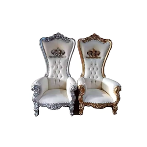 Sillón Sofá Syahrini de Respaldo Alto, Diseño Europeo, Madera Maciza y Tela, Superventas, Alta Calidad, Pedido Personalizado para Sala de Estar u Hotel - Product Image 1