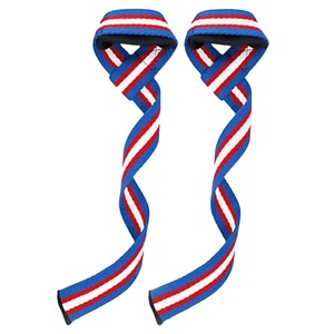 Vente en gros de haute qualité Fitness haltérophilie sangles de poignet Grip Gym exercice haltérophilie sangles en cuir support de poignet - Product Image 1