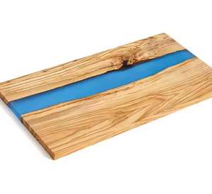 Tabla de cortar/tabla de servir de cocina con forma de manzana de madera maciza de Acacia hecha a mano personalizada - Product Image 4