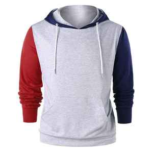 สเวตเชิ้ตใส่สบายสำหรับผู้ชายเสื้อสเวตเชิ้ตผ้าฝ้ายสไตล์ใหม่ปรับแต่งสีได้ - Product Image 5