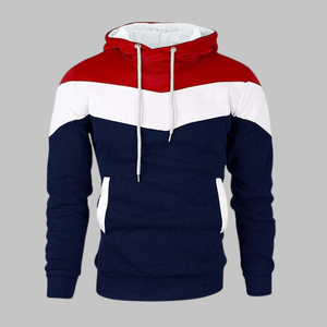 Fabrication conception personnalisée automne vente chaude hommes sweats à capuche décontracté 100% coton poche surdimensionné pull à capuche régulier - Product Image 3