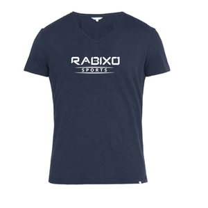 T-shirt en coton uni à col rond pour homme, pas cher, 280g, respirant, séchage rapide, style streetwear, Rabixo, sport, fitness - Product Image 3