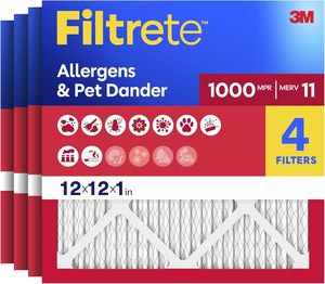 Filtrete Filtro de Aire 12x12x1, MERV 11, MPR 1000, Alérgenos y Pelusa de Mascotas, Paquete de 4 - Product Image 5