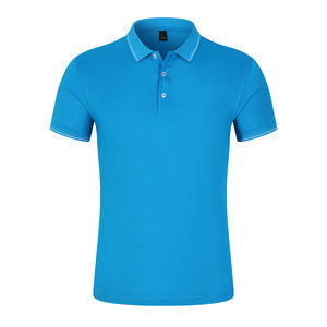 Polo d'été personnalisé pour hommes Polo de golf à manches courtes à motifs solides Vente en gros d'usine Polo personnalisé Vente en gros de haute qualité - Product Image 2