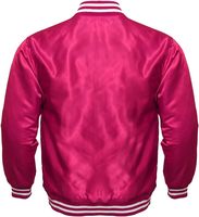 Blouson universitaire en toile bleu marine pour homme, avec bordure à rayures blanches, col montant, coupe classique, style vintage, simple boutonnage, respirant