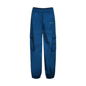 Pantalon cargo pour homme sur mesure OEM, taille haute, 100% coton/polyester, léger, respirant, coupe-vent, streetwear décontracté, taille élastique - Product Image 1