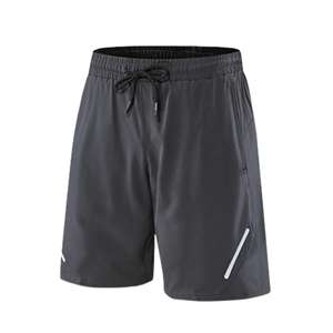 Pantalones de chándal de cintura media de rizo de algodón antiarrugas ecológicos para hombre personalizados, pantalones cortos deportivos informales de lana para correr y usar en el gimnasio - Product Image 1