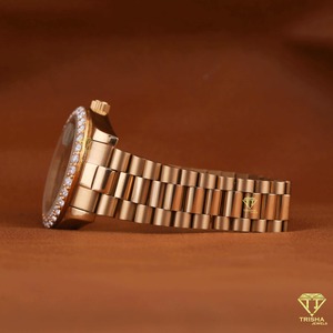 Buste personnalisé Hip Hop Lunette Glacé Montre Qualité supérieure Laboratoire Diamant Vert Cadran 42mm Mécanique Vintage Montre-Bracelet - Product Image 2