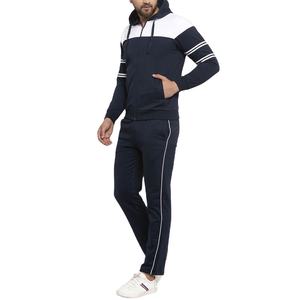 ชุดวอร์มแขนยาวผู้ชาย ขายส่ง ผ้าโพลีเอสเตอร์/คอตตอน สวมใส่สบาย แห้งเร็ว ระบายอากาศ น้ำหนักเบา มีเชือกผูกและกระเป๋าข้าง - Product Image 4